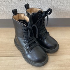 子ども用編み上げブーツ16.5〜17.0cm