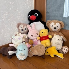 ぬいぐるみ多数