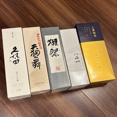 未開封日本酒5本セット ギフトボックス入り