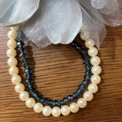 【お譲り先決定済】コサージュ　グレー　差し上げますの画像