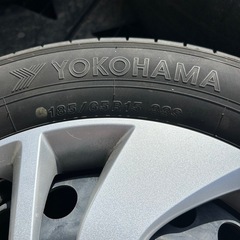 フリード用純正スチールホイールタイヤセットの画像