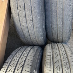 フリード用純正スチールホイールタイヤセットの画像