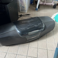 レトロ家電Panasonic ラジオCDダブルカセット
