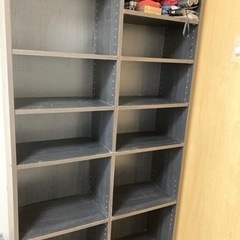 ☆ジモティ割あり☆ 書庫 グレー H235×D45.5×W90 クリーニング済み OJ1253 (リユースのサカイ太田)  西小泉のオフィス用家具《棚》の中古あげます・譲ります｜ジモティーで不用品の処分