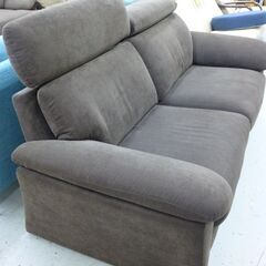 2人掛けソファー　ヘッドリクライニング　茶系の画像