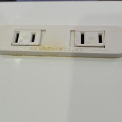 【バナナ苫小牧】  キッチン収納 ダストボックス  ダストボックス付きキッチンカウンター ゴミ箱収納ラック 分別ペールカウンター キャスター付きの画像