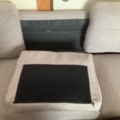 【引渡予定者決定】3人掛けソファー　オットマン付きの画像