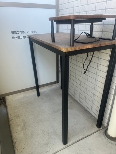 ワークデスク高さ75cm 横80cm 幅40cm