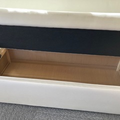 LD-ミラン　Lソファ　光製作所　天然木　合成皮革　収納付の画像