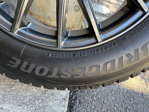 【受渡完了】スタッドレスタイヤ(ホイール付き): 225/65R17:ブリヂストン・ブリザック　DM−V2 