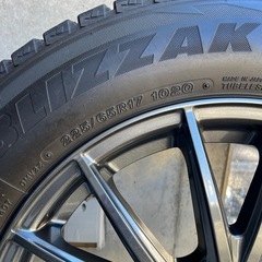 【受渡完了】スタッドレスタイヤ(ホイール付き): 225/65R17:ブリヂストン・ブリザック　DM−V2 の画像