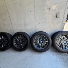 【受渡完了】スタッドレスタイヤ(ホイール付き): 225/65R17:ブリヂストン・ブリザック　DM−V2 の画像