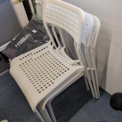 【4脚セット】IKEA ADDE アッデ
チェア ホワイト イケア イス 白の画像