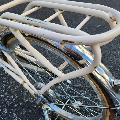 20インチ　自転車　オフオワイト