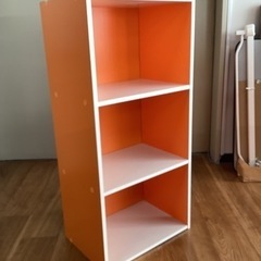 カラーボックス【町田市再生家具】0208Eの画像
