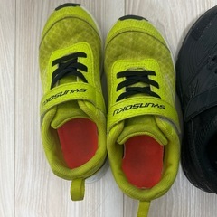瞬足スニーカー二足セット19.0の画像
