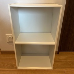 収納棚　カラーボックス　ホワイト