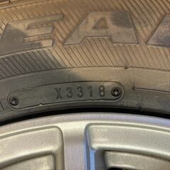 冬用　スタッドレスタイヤホイール付き　4本セット 195/65R15の画像