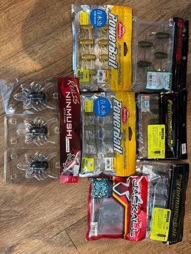 バス釣り引退セット ワーム60個以上 最終値下げ バス釣り引退セット