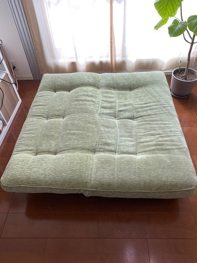 2人掛けソファベッド 幅130] 2人掛けソファ ソファベッド 天然木脚