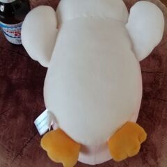 ～7/15までのお取引限定🐬水族館ぬいぐるみ ピンクのペンギン🐧の画像