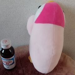 ～7/15までのお取引限定🐬水族館ぬいぐるみ ピンクのペンギン🐧の画像