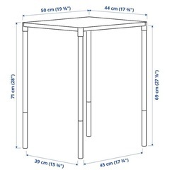 屋外用テーブルとチェア+フロアデッキの画像