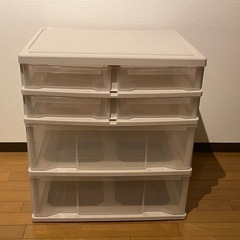 押入れ収納ケース プラスチック 3点の画像