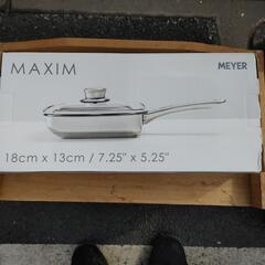 新品未使用品 マイヤーマキシム 蓋付きエッグパン