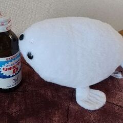 ～7/15までのお取引限定　水族館のぬいぐるみ あざらしの画像