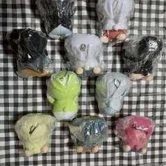 アイドリッシュセブン☆きらどるぬいぐるみ☆うさぎパーカー 5種+パステルカラー5種 10種セット売りの画像