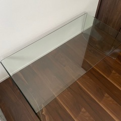 Francfranc クレールガラスコーヒーテーブルの画像