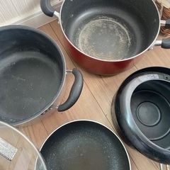 お鍋セットやフライパンの画像