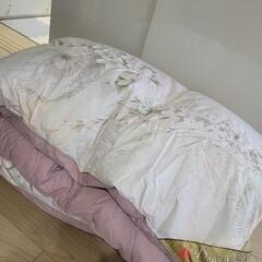 西川羽毛布団　シングルの画像