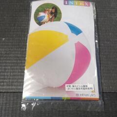 【断捨離中です❗️】　ビーチボール　カラフル　61cmの画像