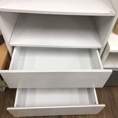 ワードローブ　ホワイト【ジャングルジャングルイズミヤ広陵店】の画像