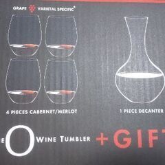 【値下げ】RIEDEL デキャンタ & グラス 4つセットの画像