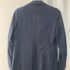 レディース／ネイビー テーラードジャケット Sサイズの画像
