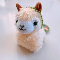 ★新品未使用★ アルパカぬいぐるみ　ストラップ