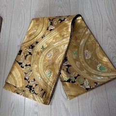 ‼️極美品‼️ 着付け小物 着物 蝶 金 帯 袋帯 刺繍