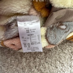 美品　トムとジェリー フリースロンパース スリーパー　カバーオール60-70cmの画像