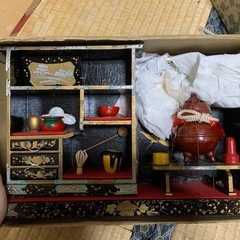 昔の雛人形セット7段※ 2月中に処分予定の画像