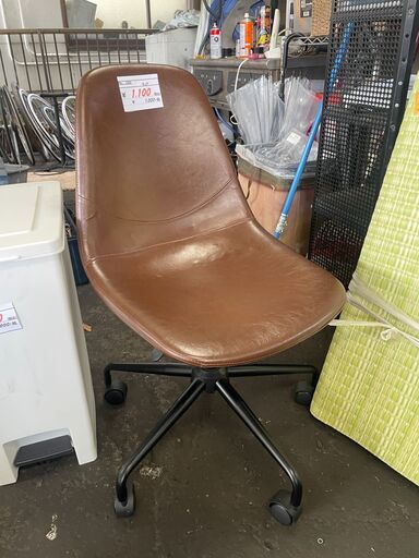 リサイクルショップどりーむ荒田店 No1250 チェアOAチェアキャスター付きレザー合皮キャメル (どりーむ荒田店) 鹿児島中央の椅子 《チェア》の中古あげます・譲ります｜ジモティーで不用品の処分