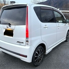ムーブカスタムRS ⭐️4WD ターボ⭐️2年車検付き⭐️スタッドレスタイヤの画像