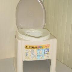 ポータブルトイレ　楽立ASの画像