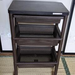 WOOD  テーブルワゴン　キャスター付き