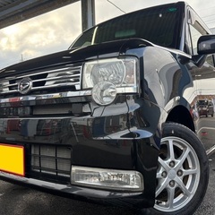 お買い得低走行8万キロ台‼️月々9千円〜分割払い可❗️車検2年付き！【名義変更代込み】車内広い！大人気☆ムーブコンテカスタム☆Bluetoothナビ付き☆走行中DVD見れます☆ETC付き☆フルオートエアコン☆ドライブレコーダー付きのフル装備☆純正アルミ☆そのまま乗って帰れます‼️の画像