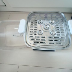 【⚠️お引渡し確定済】BelleLifeスチームクッカー 2段 電気蒸し器 1台多役 時短料理の画像