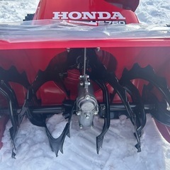 ホンダ除雪機HS760(SZBE)7馬力　　　　　　　メンテナンス　塗装済み　 2段シューター　ガスハイトダンパー
の画像