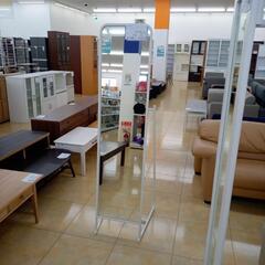 ★ジモティ割あり★  スタンドミラー 白 H163×D55×W3...